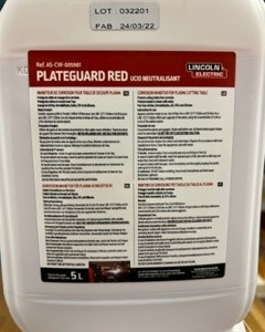 PLATEGUARD RED LINC-CUT