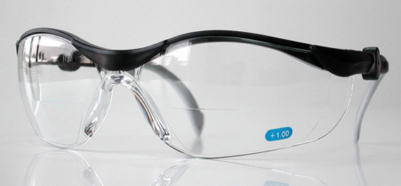 SKYDDSGLASÖGON STYRKA +2,5